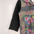 トリココムデギャルソン tricot COMME des GARCONS 丸襟 パイル地 切替花柄カーディガン レディース