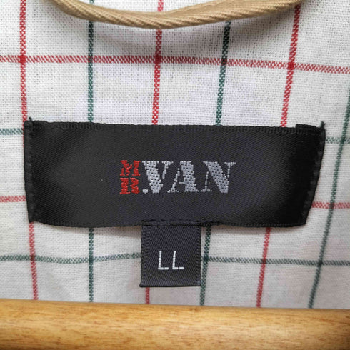 ヴァン VAN 裏地チェック ハリントンジャケット スイングトップ レディース LL