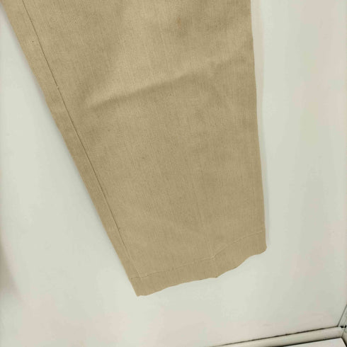 ドルチェアンドガッバーナ DOLCE&GABBANA 90-00s キャンバス ジッパーフライ センタープレス ストレートチノ スラックスパンツ Y2K レディース 38