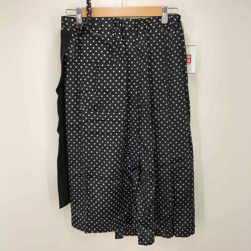 トリココムデギャルソン tricot COMME des GARCONS 21aw ドット 切替 ラッププリーツスカート レディース JPN:M