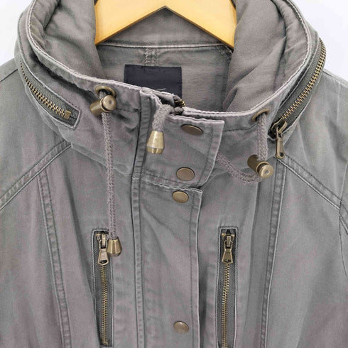 マルチポケット ジップアップ ミリタリーコート Y2K レディース 38