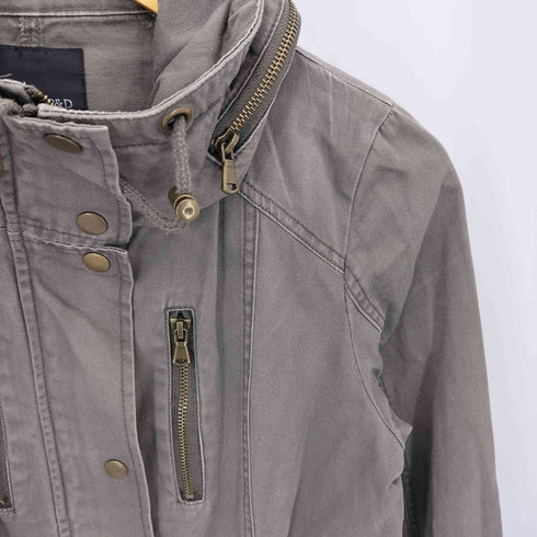 マルチポケット ジップアップ ミリタリーコート Y2K レディース 38