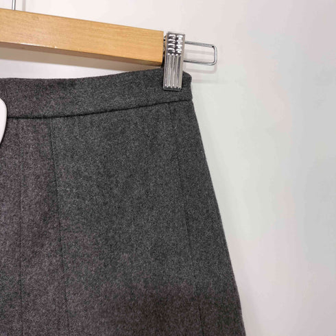 ラルフローレン RALPH LAUREN 90s 金ボタン 2B ウール テーラードジャケット + ウール プリーツ スカート セットアップ レディース  上 : 9  下 : 7