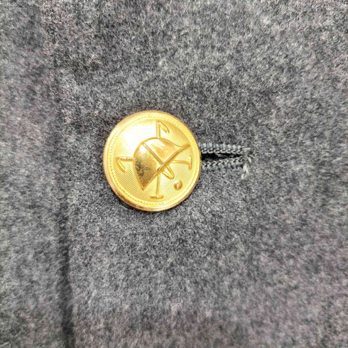 ラルフローレン RALPH LAUREN 90s 金ボタン 2B ウール テーラードジャケット + ウール プリーツ スカート セットアップ レディース  上 : 9  下 : 7