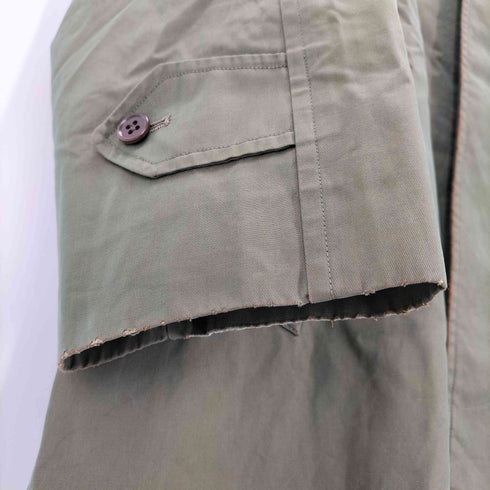 バーバリーズ BURBERRYS 裏地ノバチェック 比翼ステンカラーコート 玉虫 玉蟲 メンズ