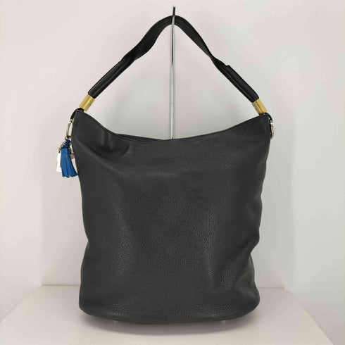 ランセル LANCEL チャーム付 レザー トート バッグ レディース