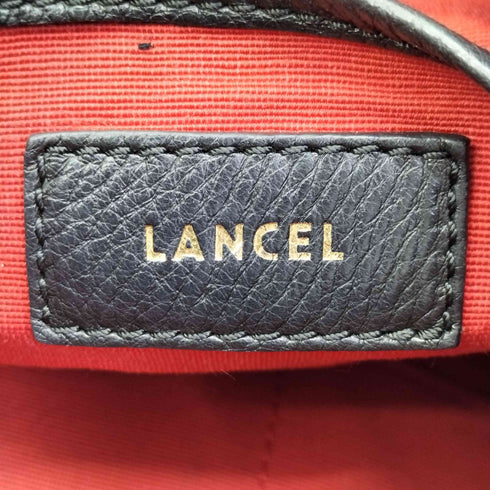 ランセル LANCEL チャーム付 レザー トート バッグ レディース