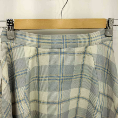 アメリ AMERI EVELYN CHECK FLARE SKIRT レディース S