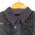 ザラ ZARA ビジューラインストーンフリルシアーブラウス レディース import:S