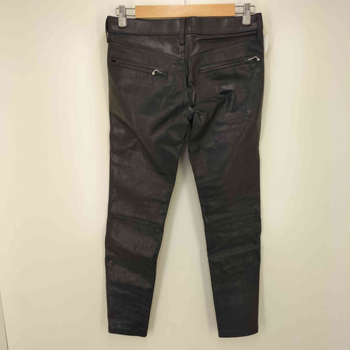 ジュンヤワタナベコムデギャルソン JUNYA WATANABE COMME des GARCONS 07aw ジップデザイン レザーパンツ レディース ss