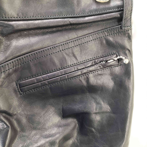 ジュンヤワタナベコムデギャルソン JUNYA WATANABE COMME des GARCONS 07aw ジップデザイン レザーパンツ レディース ss