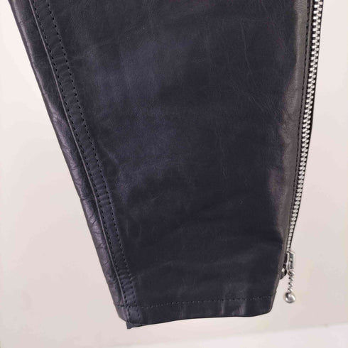 ジュンヤワタナベコムデギャルソン JUNYA WATANABE COMME des GARCONS 07aw ジップデザイン レザーパンツ レディース ss
