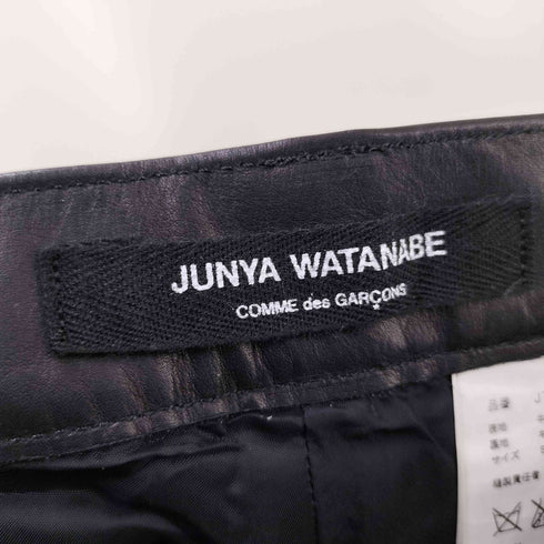 ジュンヤワタナベコムデギャルソン JUNYA WATANABE COMME des GARCONS 07aw ジップデザイン レザーパンツ レディース ss