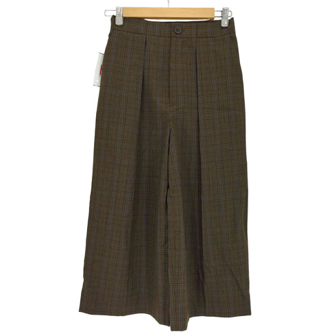アストラット ASTRAET 1タック チェック ワイドスラックス レディース JPN:0