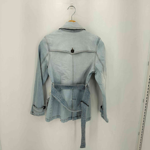 CHU XXX ストレッチデニム シェイプ ピーコート Y2K レディース