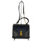 ランセル LANCEL ロゴ刻印 チェーンストラップ レザー ショルダーバッグ レディース