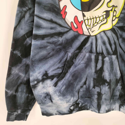 ミシカ MISHKA タイダイ 抜染 目玉 グラフィック フーディー パーカー メンズ JPN:L