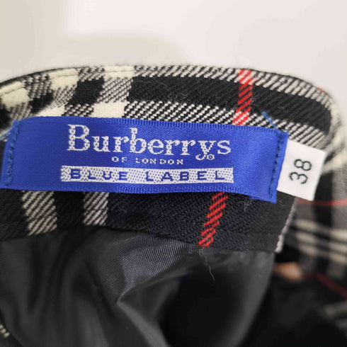 バーバリーブルーレーベル BURBERRY BLUE LABEL ノバチェック ひざ丈 タイトスカート レディース JPN:38