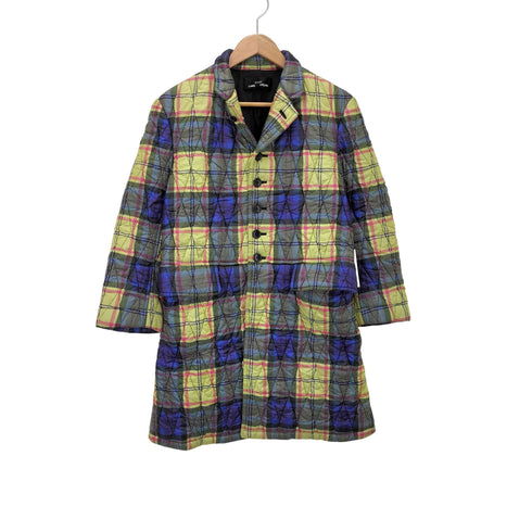 トリココムデギャルソン tricot COMME des GARCONS 19aw チェック キルティングコート メンズ JPN:M