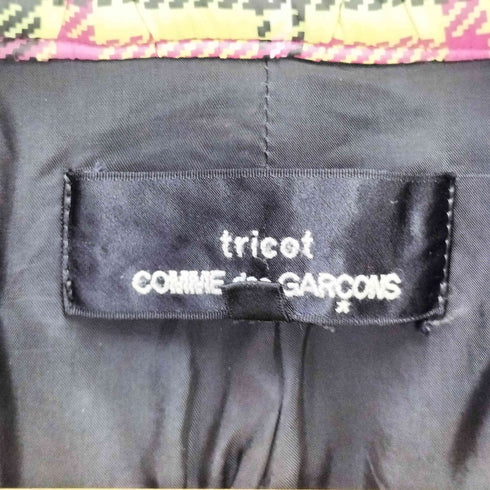 トリココムデギャルソン tricot COMME des GARCONS 19aw チェック キルティングコート メンズ JPN:M