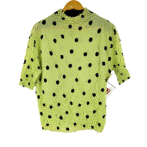 ドット ポップコーンカットソー レディース