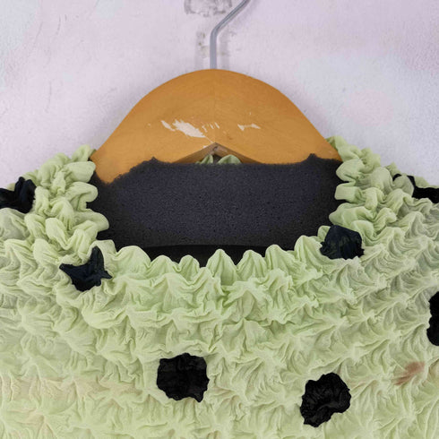 ドット ポップコーンカットソー レディース