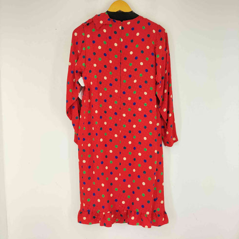 ニナリッチ NINA RICCI ドット フリルデザイン ワンピース レディース 36