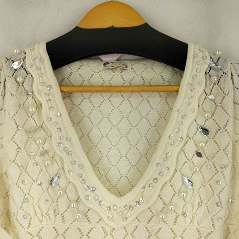 リズリサ LIZ LISA S/S ビジュー加工 ニット レディース 0