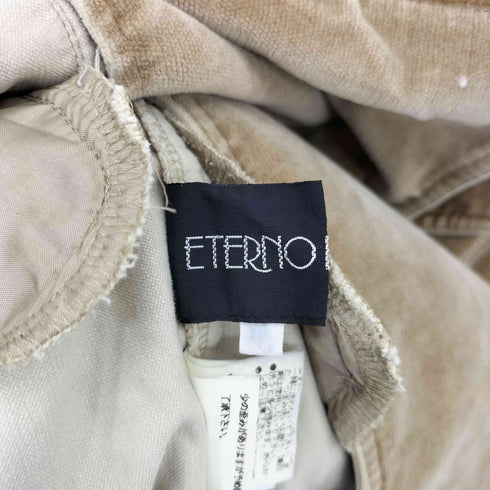 eterno bellezza モーターサイクル ライク パイル地 ダブルジャケット レディース