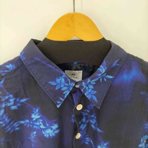 ピーエスポールスミス PS Paul Smith TAILORED FIT オーガニックコットン 総柄シャツ メンズ import:XXL
