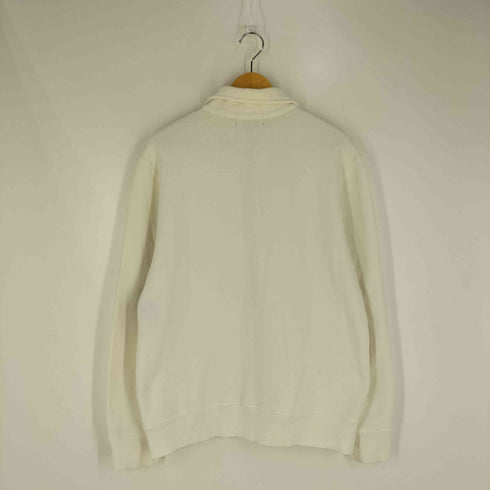 ダブルアールエルラルフローレン RRL RALPH LAUREN 復刻 1ツ星 黒タグ MILITALY HALFZIP SWEAT ウィング ボール クラック プリント ハーフジップスウェット メンズ import:S