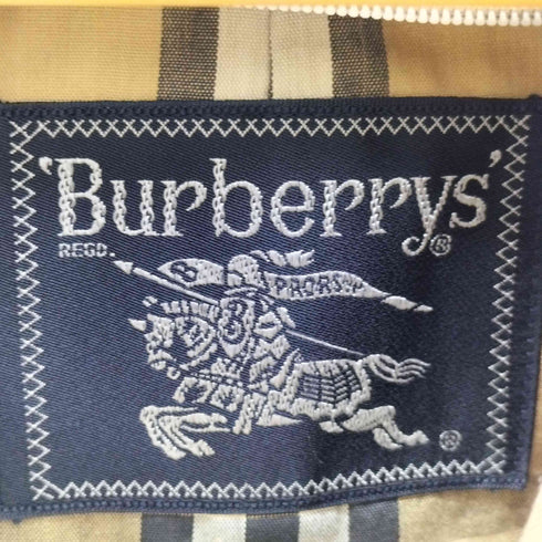 バーバリーズ BURBERRYS 裏地ノバチェック 比翼ステンカラーコート メンズ