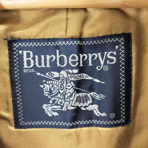バーバリーズ BURBERRYS 英国製 ノバチェックライナー付 比翼ステンカラーコート メンズ