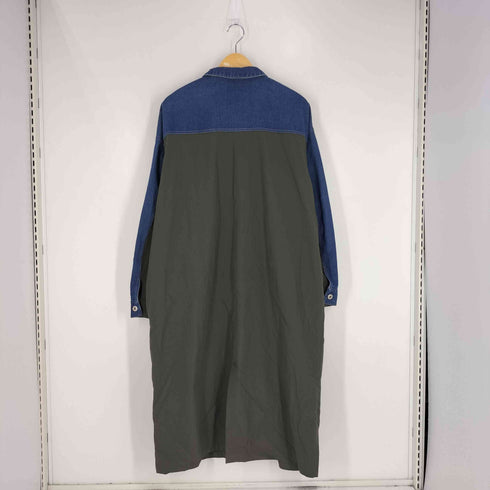 アンティカ antiqua Denim Docking Coat デニム ドッキング ロング コート メンズ FREE