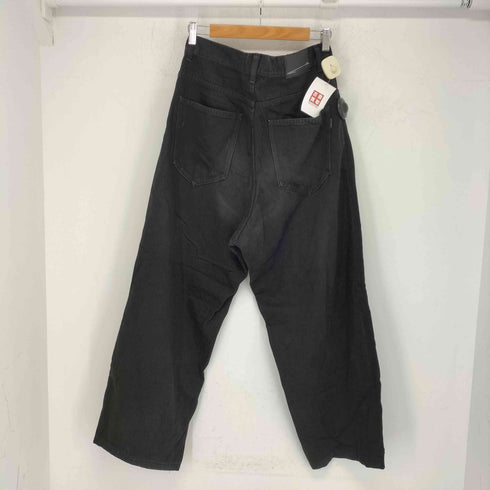 ラッドミュージシャン LAD MUSICIAN 23SS 12oz FLAT DENIM TAPERED BAGGY PANTS  BLACK ONE WASH バギーデニムパンツ メンズ JPN:44