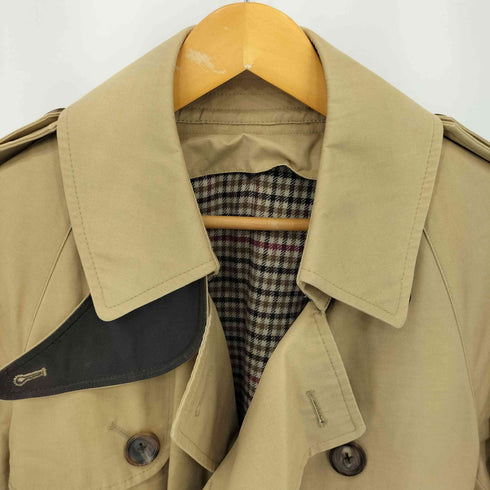 アルチザン ARTISAN カシミヤブレンド チェック柄 ライナー付きトレンチコート レディース