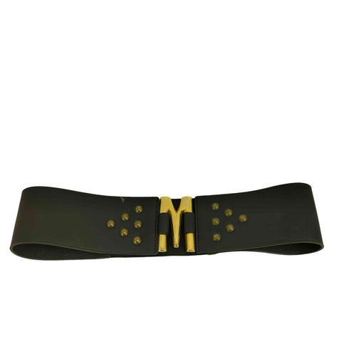 モスキーノ MOSCHINO Mバッグル レザーベルト レディース