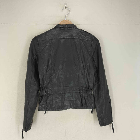 ギャップ Gap リアルレザーダブルライダースジャケット レディース XS