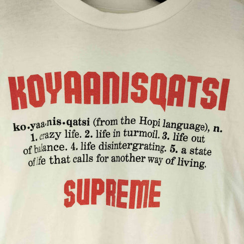 シュプリーム Supreme Koyaanisqatsi Tee メンズ JPN:S