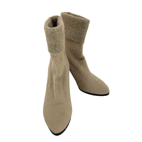 ランバンオンブルー LANVIN en Bleu ストレッチニットショートブーツ レディース 231/2