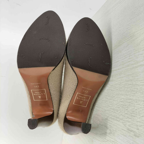 ランバンオンブルー LANVIN en Bleu ストレッチニットショートブーツ レディース 231/2