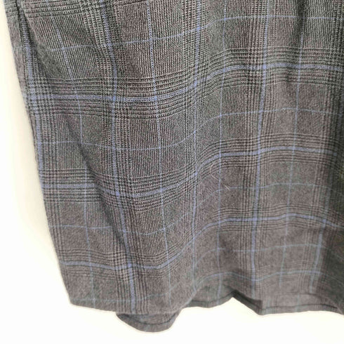 ラッドミュージシャン LAD MUSICIAN 24AW GLEN CHECK BIG SHIRT DARK GRAY RAYON レーヨン 長袖 チェックシャツ メンズ JPN:44