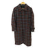 ハレ HARE チェック ステンカラー ウール混 コート メンズ JPN:S