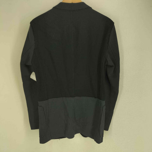 ランバン LANVIN 異素材切り替え 2Bテーラードジャケット メンズ UK:44