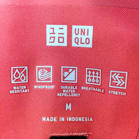 ユニクロ UNIQLO ブロックテックパーカ レディース JPN:M