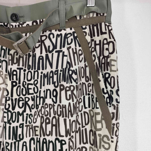 サカイ Sacai ウエスト切替総柄パンツ メンズ JPN:2