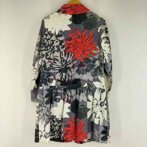 マリメッコ marimekko 総柄花柄ステンカラーコート レディース 38