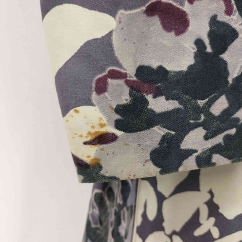 マリメッコ marimekko 総柄花柄ステンカラーコート レディース 38