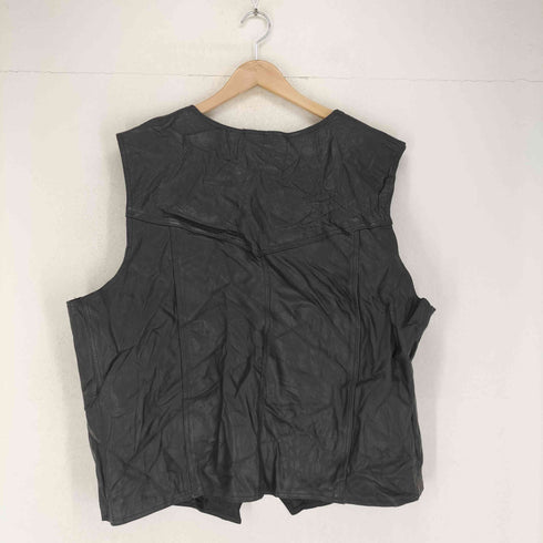 GENUINE LEATHER レザーベスト メンズ 58