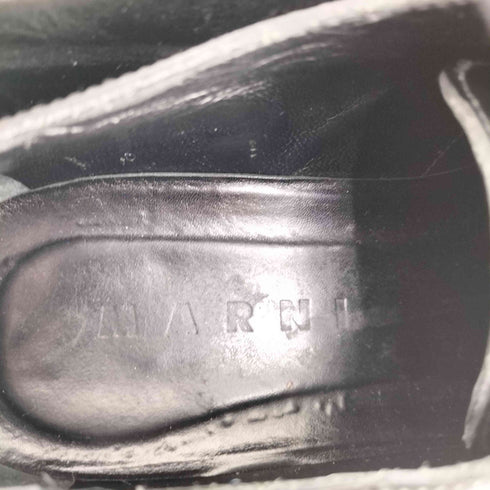 マルニ MARNI プレーントゥ レザーシューズ メンズ EUR:39